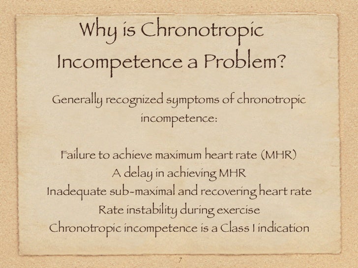 chronotropic incompetence chronotropic incompetence