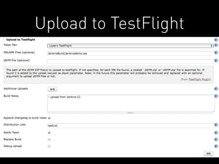Upload to TestFlight 
 
