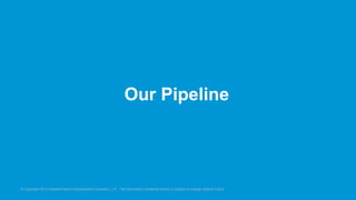 Our Pipeline 
© Copyright 2013 Hewlett-Packrd Development Company, L.P. The information contained herein is subject to change without notice. 
 