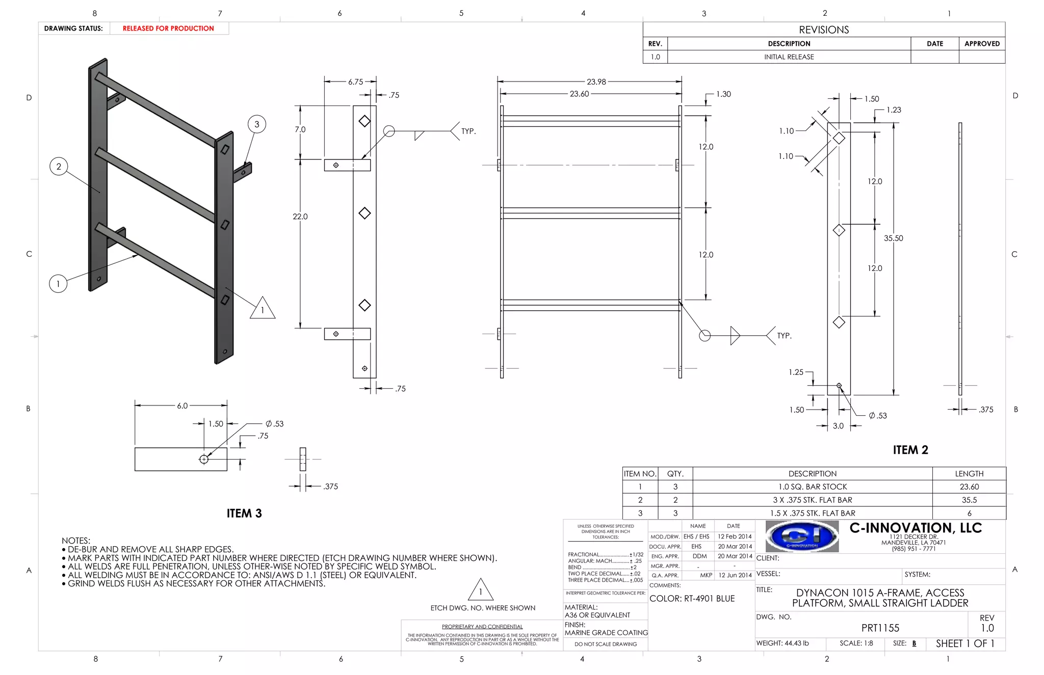 Fabrication Drawings | PDF
