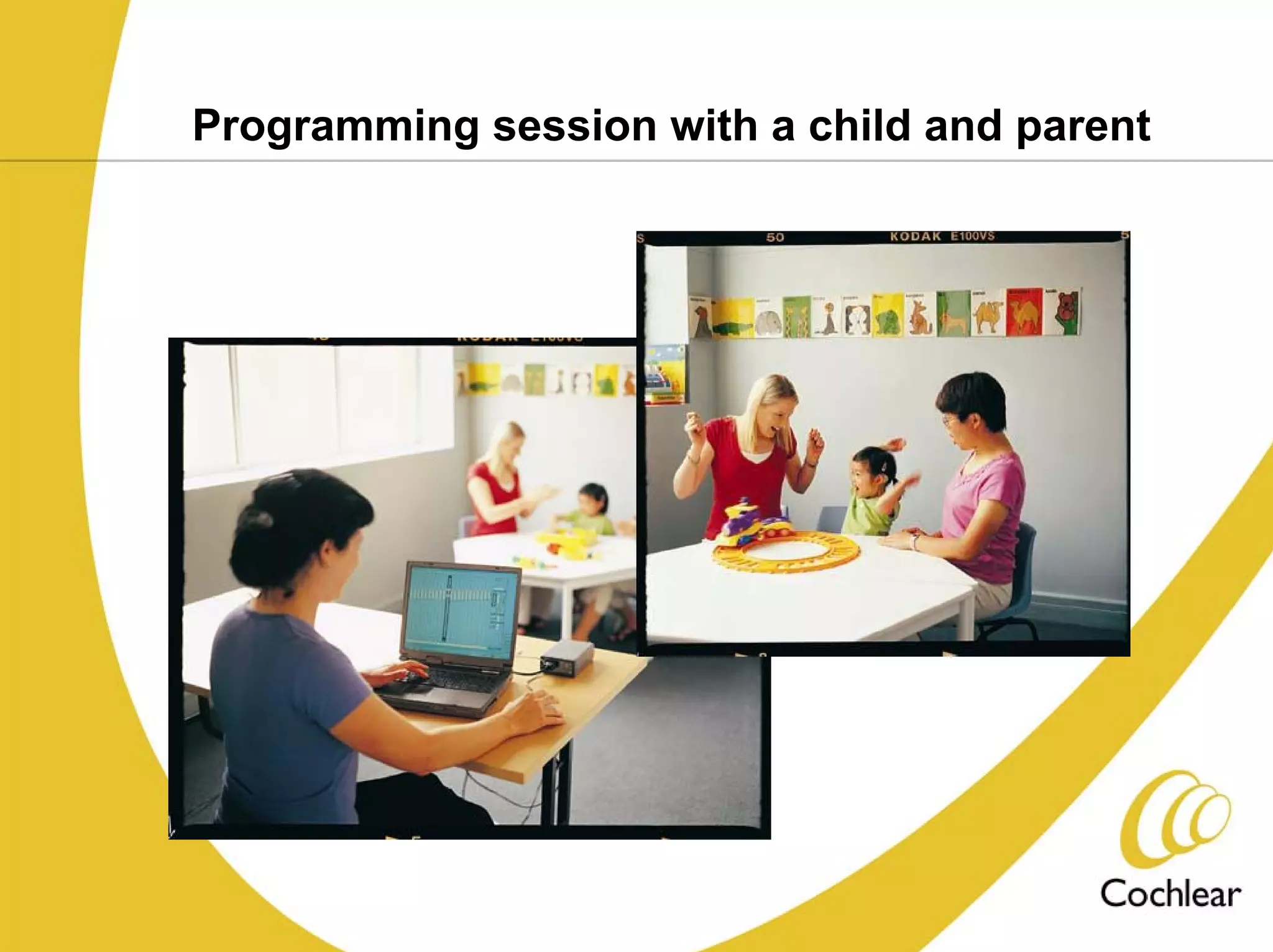Programming session with a child and parent
 