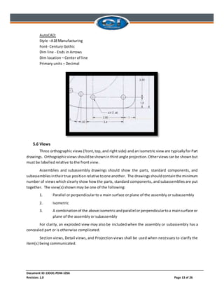 Standards for Working Drawings | DOCX