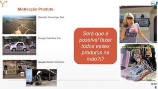 Mission Simulation Lab
HICEE
Mission Simulation Lab
HICEE
Motivação Produto
10:52
6
(SpaceX) Grasshoper Test
(Google) Self-drive Car
(Google) Boston Dynamics
Será que é
possível fazer
todos esses
produtos na
mão?!?
 