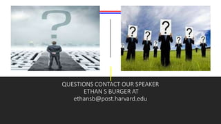 Institute of World Politics © Proprietary 2017
QUESTIONS CONTACT OUR SPEAKER
ETHAN S BURGER AT
ethansb@post.harvard.edu
 