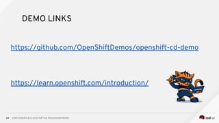 OPENSHIFT CONTAINER PLATFORM CI/CD Build & Deploy | PDF