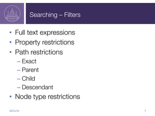 Flexible search in Apache Jackrabbit Oak | PDF