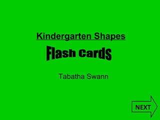 NEXT Kindergarten Shapes Tabatha Swann   Flash Cards 