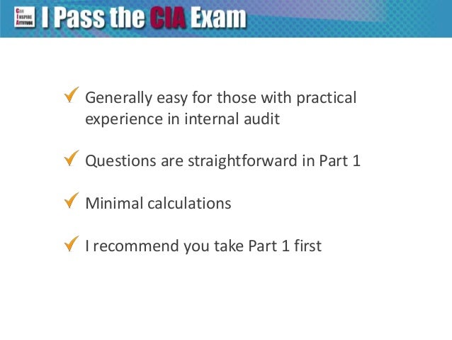 IIA-CIA-Part1最新問題