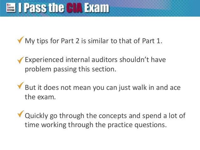 IIA-CIA-Part2 Valid Test Pass4sure