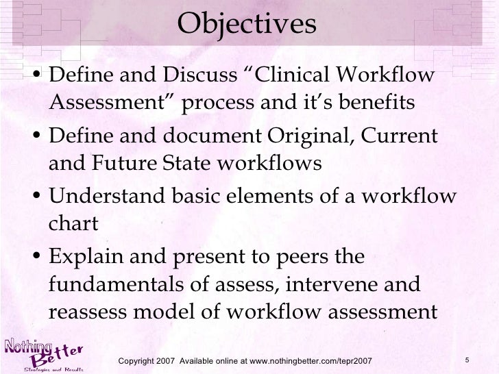 workflow and clinical informatics
