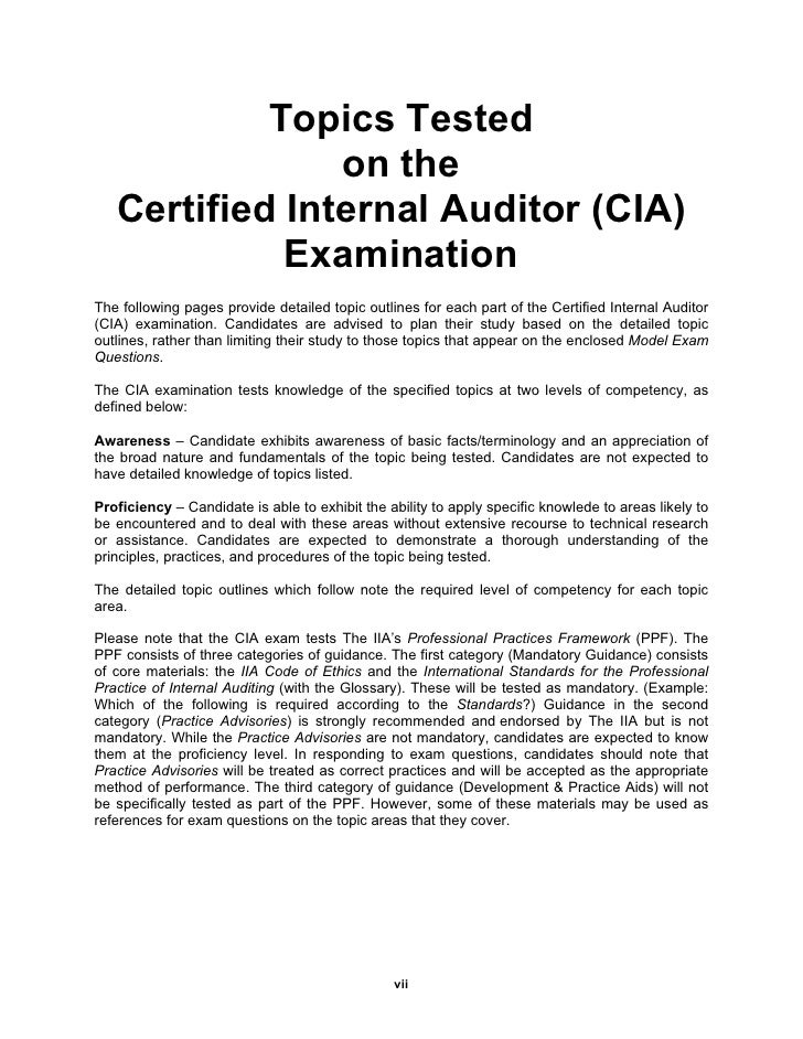 IIA-CIA-Part1 Ausbildungsressourcen