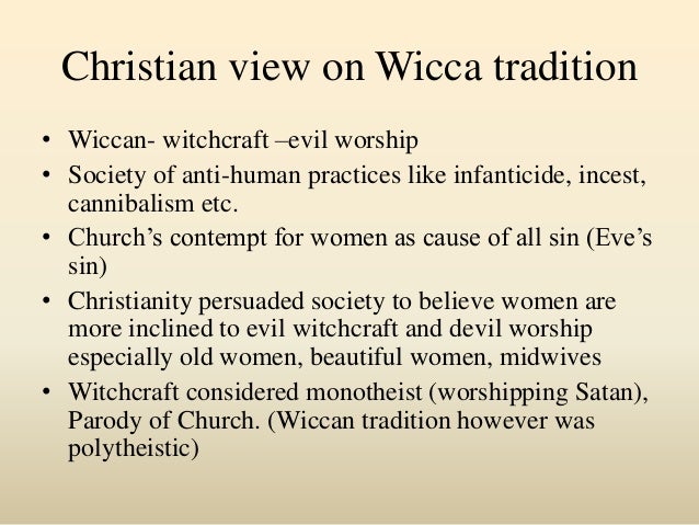 Wicca Vs Christianity Chart