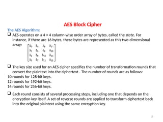 CIAAAA_DataEncryptionStandard_AdvancedEncryptionStandard_RSA | PPTX