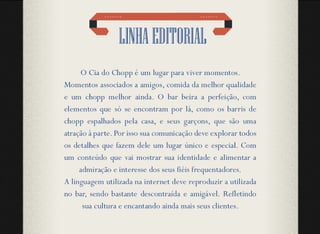 [Cia do chopp] Planejamento Digital