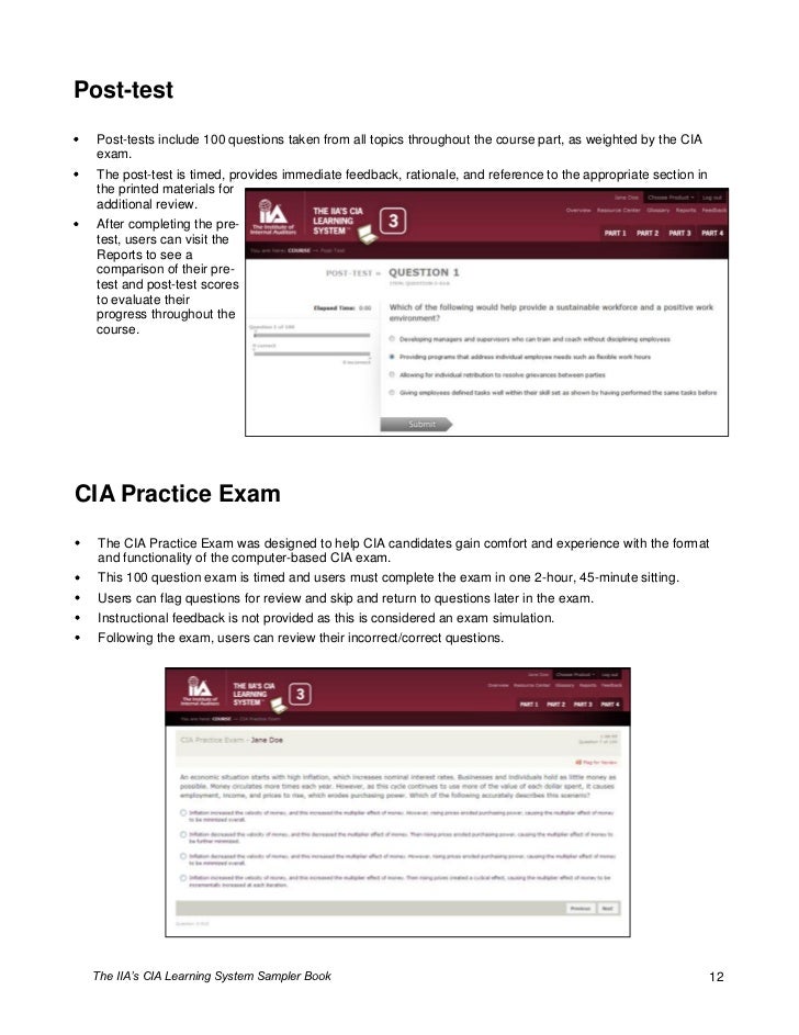IIA-CIA-Part2 Zertifizierungsprüfung