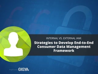 Brought to you by
INTERNAL VS. EXTERNAL IAM:
Strategies to Develop an End-to-End
Customer Data Management
Framework
 