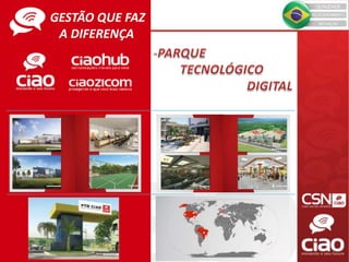 GESTÃO QUE FAZ
A DIFERENÇA
 