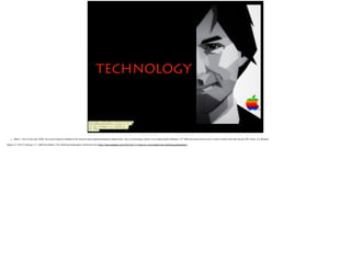 TECHNOLOGY
Photo Credit: <a href="https://www.ﬂickr.com/photos/
76284765@N00/6216642784/">ssoosay</a> via <a
href="http://compﬁght.com">Compﬁght</a> <a
href="https://creativecommons.org/licenses/by/
2.0/">cc</a>
• Slide 2: Fact: In the year 2000, the record industry fumbled at the internet based digital-distribution opportunity. Due to technology, drastic record label layoffs followed. 127 A&R executives were let go or chose to leave their jobs during 2007 alone. (LA Weekly)
!Rogers, P. (2010, February 11). A&R Star Makers: The Vanishing Gatekeepers. Retrieved from http://www.laweekly.com/2010-02-11/music/a-r-star-makers-the-vanishing-gatekeepers/
 