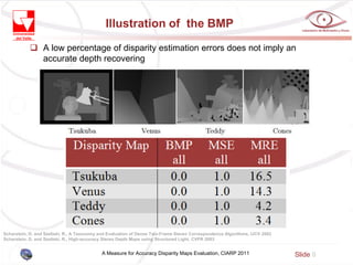 A Measure for Accuracy Disparity Maps Evaluation | PDF