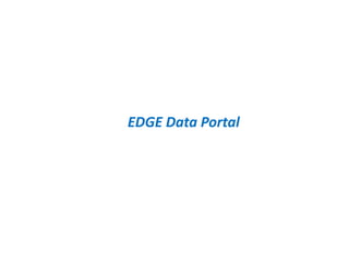 EDGE Data Portal
 