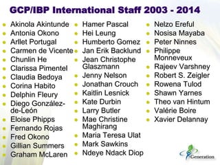 Lessons learn from the generation challenge programme and way forward with the integrated breeding platform