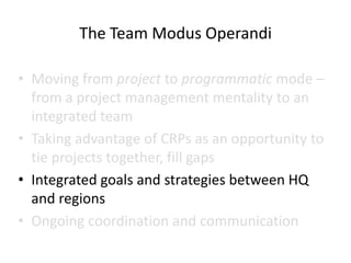 Ciat asia team planning hershey