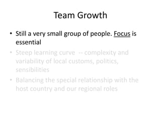 Ciat asia team planning hershey