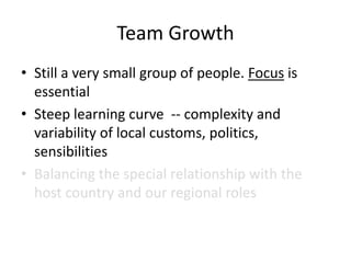 Ciat asia team planning hershey