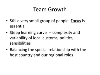 Ciat asia team planning hershey