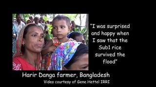 Plant Genetics and The Future of Food. Pam Ronald