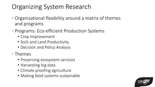 Forever Pioneers. 50 Years Contributing to a Sustainable Food Future … And Counting