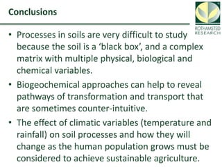 Soil Organic Carbon – devising a single proxy measure for the sustainability of pastoral systems