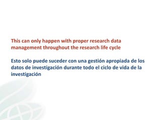 CIAT Workshop: Data Management Community of Practice 