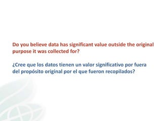 CIAT Workshop: Data Management Community of Practice 