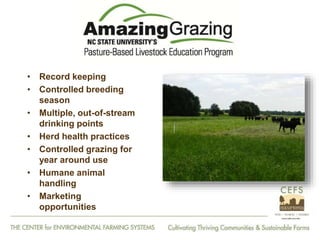 From Farm to Fork: The 20 year journey of the Center for Environmental Farming Systems (CEFS), a collaboration of the two land grant universities and the state department of agriculture in North Carolina, USA."   