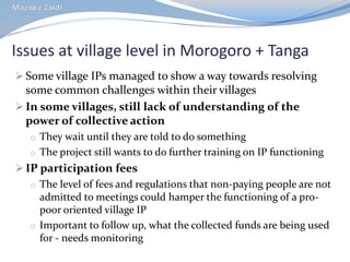 CIAT in Tanzania progress report