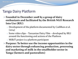 CIAT in Tanzania progress report