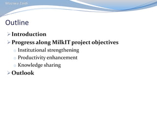 CIAT in Tanzania progress report