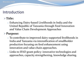 CIAT in Tanzania progress report