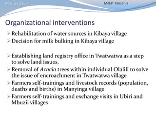 CIAT in Tanzania progress report