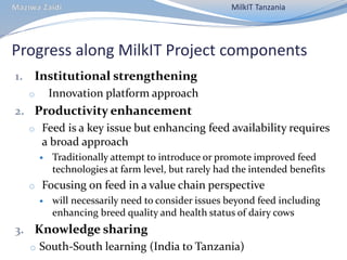 CIAT in Tanzania progress report