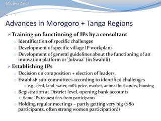 CIAT in Tanzania progress report