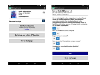 Using science knowledge and expert feedback to accelerate local adoption: climate smart technologies and practices meet ICT tools - experiences of including mobile-phone based tools in research