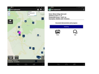 Using science knowledge and expert feedback to accelerate local adoption: climate smart technologies and practices meet ICT tools - experiences of including mobile-phone based tools in research