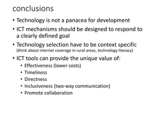 Using science knowledge and expert feedback to accelerate local adoption: climate smart technologies and practices meet ICT tools - experiences of including mobile-phone based tools in research