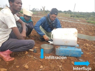 Infiltración
Interflujo
 