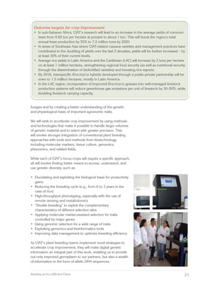 CIAT Strategy 2014–2020: Building Future an Eco-Efficient