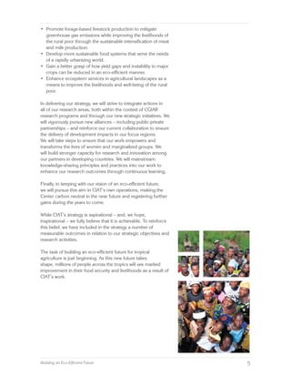 CIAT Strategy 2014–2020: Building Future an Eco-Efficient