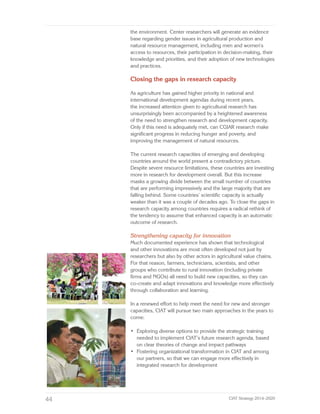 CIAT Strategy 2014–2020 