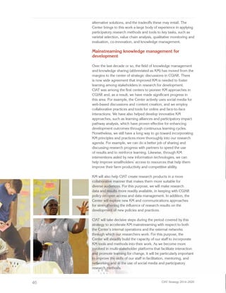 CIAT Strategy 2014–2020 